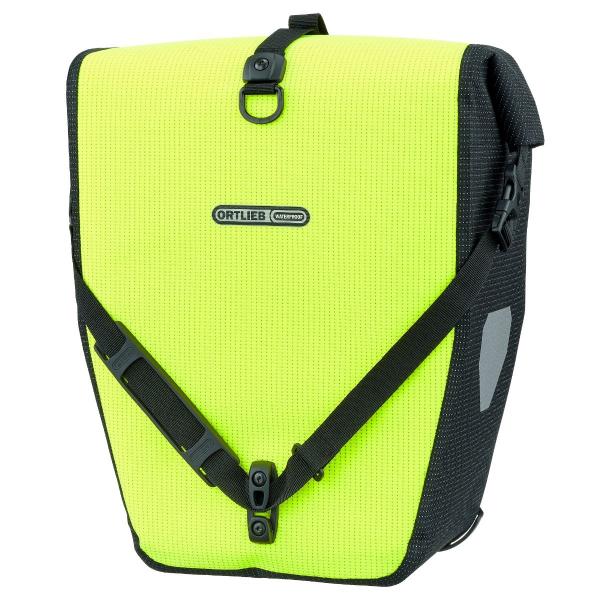 Ortlieb Back-Roller High-Vis Kerékpár Túratáska QL2.1 20L Neon Yellow-Black Reflective - sárga