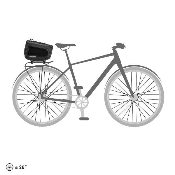 Ortlieb Kerékpár Túratáska Top-Lock 10L Black - fekete