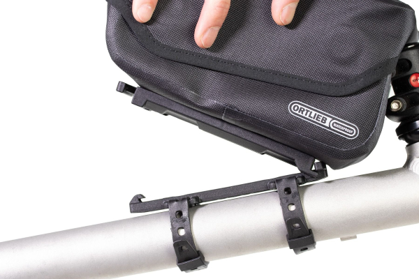 Ortlieb Top Tube Bag Vízálló Kerékpár Felsőcső Táska Gyorsrögzítővel - fekete