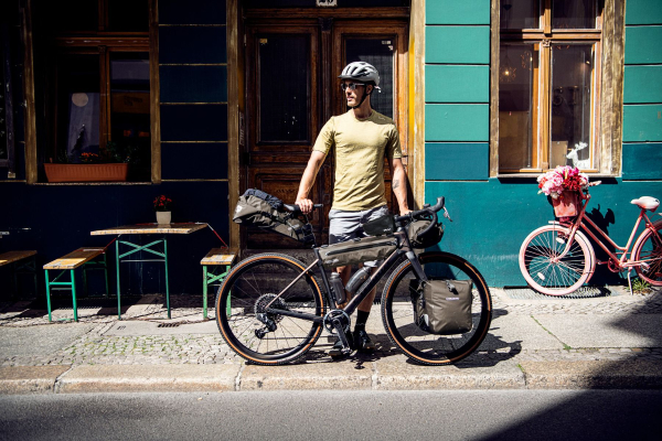 Ortlieb Frame Pack 4Literes Vízálló Kerékpár Váztáska - barna