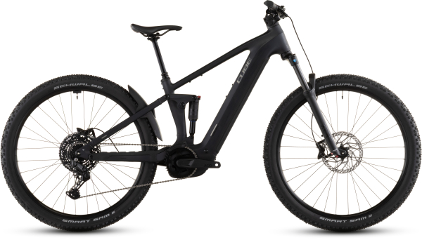 Cube Stereo Hybrid ONE22 800 Pro 29" Elektromos Fully MTB Kerékpár - night´n´chrome - fekete