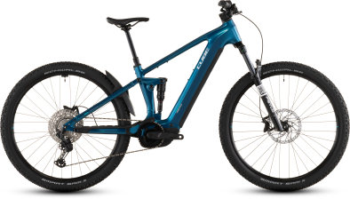 Cube Stereo Hybrid ONE22 Race 800 29 Elektromos Fully MTB Kerékpár - electricblue´n´white - kék