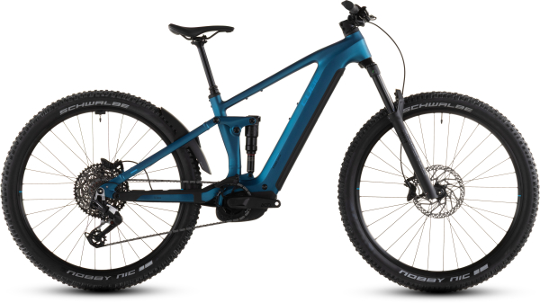 Cube Stereo Hybrid ONE44 EX 800 27,5" Elektromos Fully MTB Kerékpár - electricblue´n´blue - kék