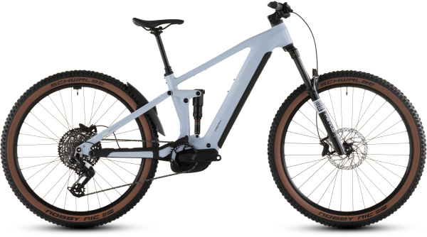 Cube Stereo Hybrid ONE44 EX 800 27,5" Elektromos Fully MTB Kerékpár - iceblue´n´prism - szürke