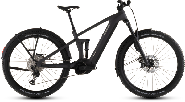Cube Stereo Hybrid ONE44 EXC 800 FE 29" Elektromos Fully MTB Kerékpár - irongrey´n´chrome - fekete