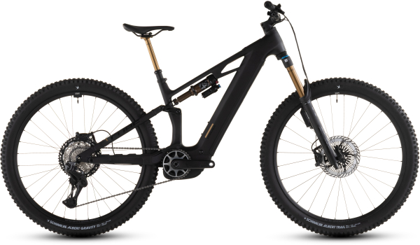 Cube Stereo Hybrid ONE44 HPC AT 800 29" Elektromos Fully MTB Kerékpár - carbon´n´gold - fekete