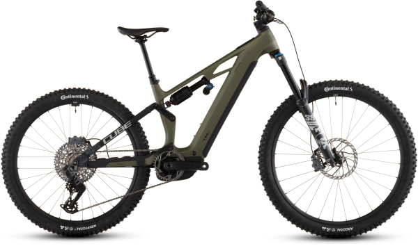 Cube Stereo Hybrid ONE77 HPC TM 800 29"/27,5" Elektromos Fully MTB Kerékpár - reedgreen´n´matrix - zöld