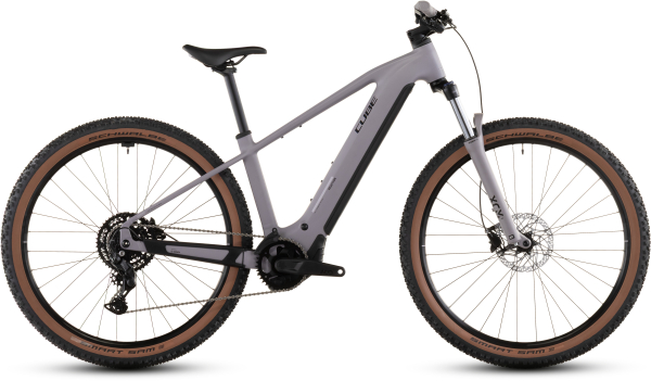 Cube Reaction Hybrid Performance 600 27,5" Elektromos Hardtail MTB Kerékpár - plumgrey´n´black - szürke