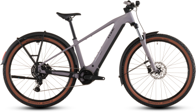 Cube Reaction Hybrid Performance 600 FE 27,5 Elektromos Hardtail MTB Kerékpár - plumgrey´n´black - szürke