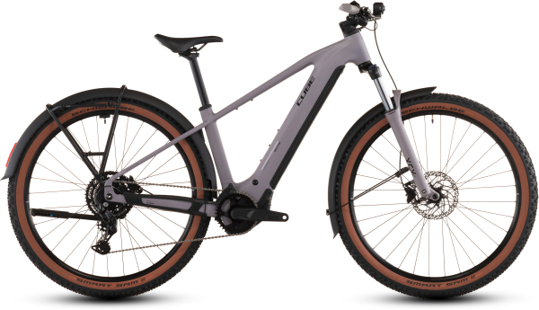 Cube Reaction Hybrid Performance 600 FE 27,5" Elektromos Hardtail MTB Kerékpár - plumgrey´n´black - szürke