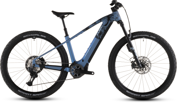 Cube Reaction Hybrid SLT 800 27,5" Elektromos Hardtail MTB Kerékpár - hazeblue´n´fume - kék