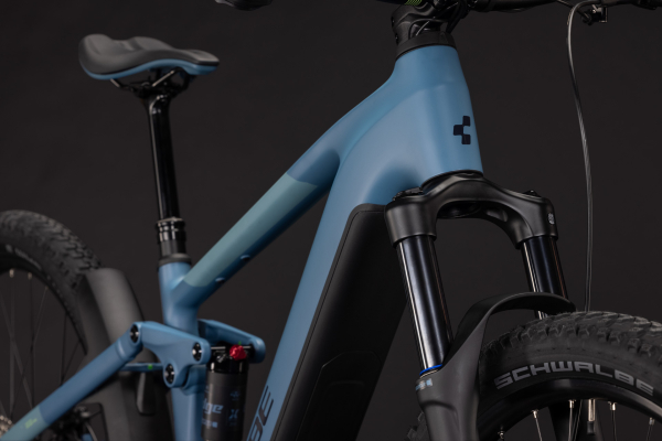 Cube Stereo Hybrid ONE22 Pro 800 bluesapphire´n´blue 27,5" 2027 Elektromos Fully Mountain Bike Kerékpár - világoskék