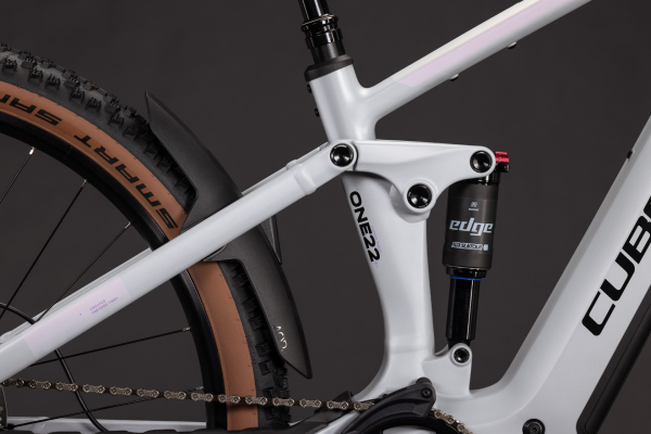 Cube Stereo Hybrid ONE22 Pro 800 foggrey´n´sparklerose 29" 2027 Elektromos Fully Mountain Bike Kerékpár - fehér