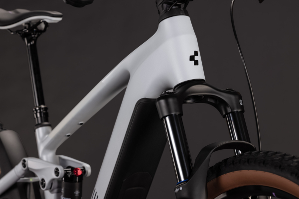Cube Stereo Hybrid ONE22 Pro 800 foggrey´n´sparklerose 29" 2027 Elektromos Fully Mountain Bike Kerékpár - fehér