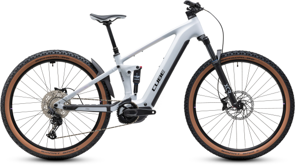 Cube Stereo Hybrid ONE22 Pro 800 foggrey´n´sparklerose 29" 2027 Elektromos Fully Mountain Bike Kerékpár - fehér