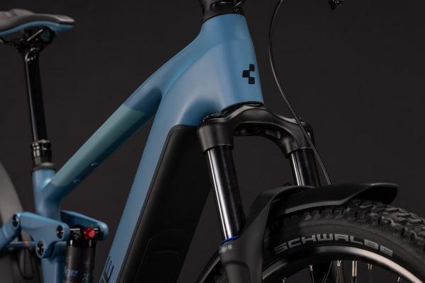 Cube Stereo Hybrid ONE22 Pro 800 FE bluesapphire´n´blue 29" 2027 Elektromos Fully Mountain Bike Kerékpár - világoskék