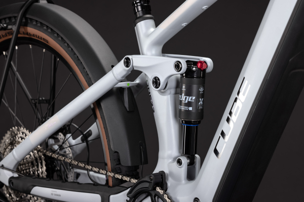 Cube Stereo Hybrid ONE22 Pro 800 FE foggrey´n´sparklerose 29" 2027 Elektromos Fully Mountain Bike Kerékpár - fehér