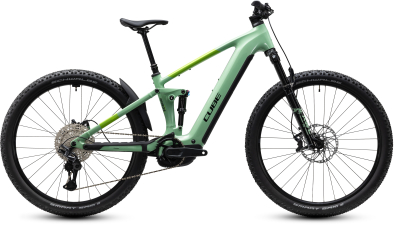 Cube Stereo Hybrid ONE22 SLX 800 cactus´n´black 29 2027 Elektromos Fully Mountain Bike Kerékpár - világoszöld