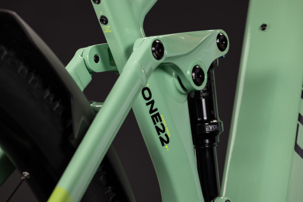 Cube Stereo Hybrid ONE22 SLX 800 cactus´n´black 29" 2027 Elektromos Fully Mountain Bike Kerékpár - világoszöld