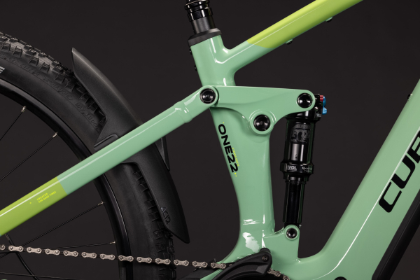 Cube Stereo Hybrid ONE22 SLX 800 cactus´n´black 29" 2027 Elektromos Fully Mountain Bike Kerékpár - világoszöld