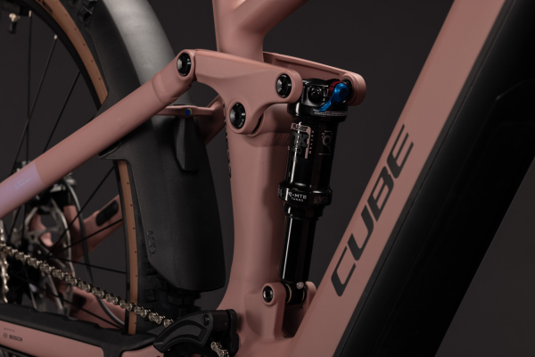 Cube Stereo Hybrid ONE22 SLX 800 ruby´n´black 27,5" 2027 Elektromos Fully Mountain Bike Kerékpár - korall
