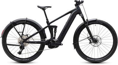 Cube Stereo Hybrid ONE22 SLX 800 FE silverdust´n´chrome 29 2027 Elektromos Fully Mountain Bike Kerékpár - fekete