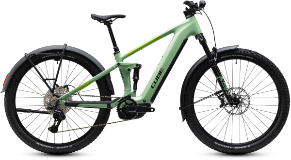 Cube Stereo Hybrid ONE22 SLX 800 FE cactus´n´black 29" 2027 Elektromos Fully Mountain Bike Kerékpár - világoszöld