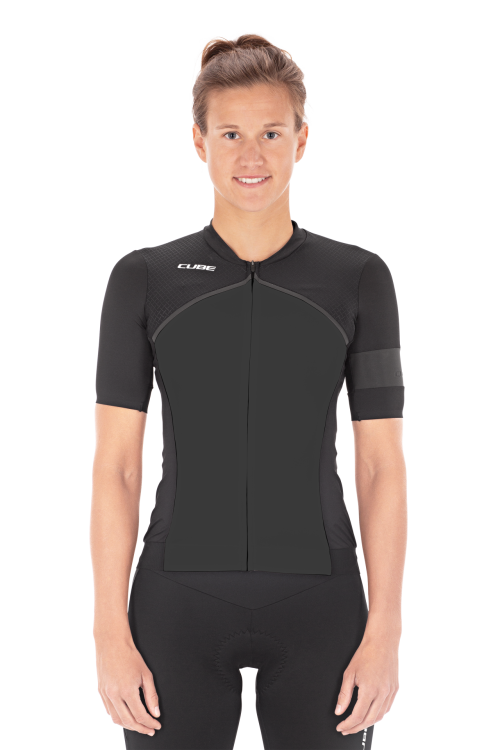 Cube Blackline WS Női Rövidujjú Kerékpáros Mez - fekete