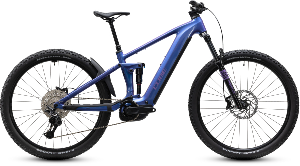 Cube Stereo Hybrid ONE44 Pro 800 blueiris´n´purple 27,5" 2027 Elektromos Fully Mountain Bike Kerékpár - lila