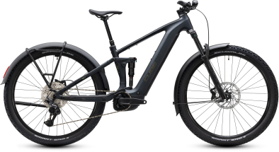 Cube Stereo Hybrid ONE44 Pro 800 FE coal´n´black 27,5 2027 Elektromos Fully Mountain Bike Kerékpár - fekete
