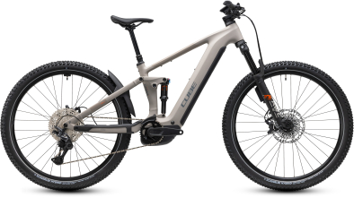Cube Stereo Hybrid ONE44 SLX 800 oatgrey´n´grey 27,5 2027 Elektromos Fully Mountain Bike Kerékpár - világosszürke