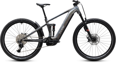 Cube Stereo Hybrid ONE44 SLX 800 prismasilver´n´grey 29 2027 Elektromos Fully Mountain Bike Kerékpár - szürke