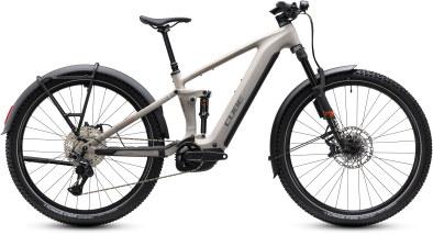 Cube Stereo Hybrid ONE44 SLX 800 FE oatgrey´n´grey 29 2027 Elektromos Fully Mountain Bike Kerékpár - világosszürke