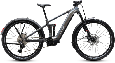 Cube Stereo Hybrid ONE44 SLX 800 FE prismasilver´n´grey 27,5 2027 Elektromos Fully Mountain Bike Kerékpár - szürke