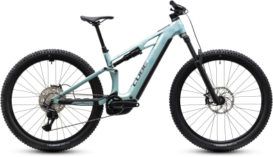Cube Stereo Hybrid ONE44 HPC Pro 800 pearlaqua´n´black 29 2027 Elektromos Fully Mountain Bike Kerékpár - türkiz