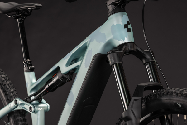 Cube Stereo Hybrid ONE44 HPC Pro 800 pearlaqua´n´black 29" 2027 Elektromos Fully Mountain Bike Kerékpár - türkiz