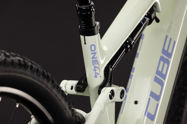 Cube Stereo Hybrid ONE44 HPC Race 800 mellowyellow´n´lilac 27,5" 2027 Elektromos Fully Mountain Bike Kerékpár - fehér
