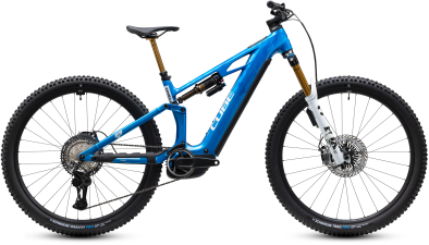 Cube Stereo Hybrid ONE44 HPC AT 800 actionteam 29 2027 Elektromos Fully Mountain Bike Kerékpár - kék
