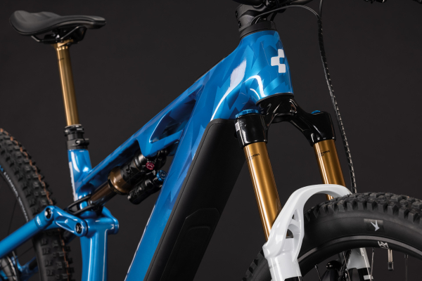 Cube Stereo Hybrid ONE44 HPC AT 800 actionteam 29" 2027 Elektromos Fully Mountain Bike Kerékpár - kék