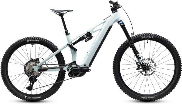 Cube Stereo Hybrid ONE77 HPC SLX 800 hintofmint´n´orange 29"/27,5" 2027 Elektromos Fully Mountain Bike Kerékpár - fehér