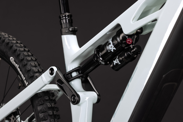 Cube Stereo Hybrid ONE77 HPC SLX 800 hintofmint´n´orange 29"/27,5" 2027 Elektromos Fully Mountain Bike Kerékpár - fehér