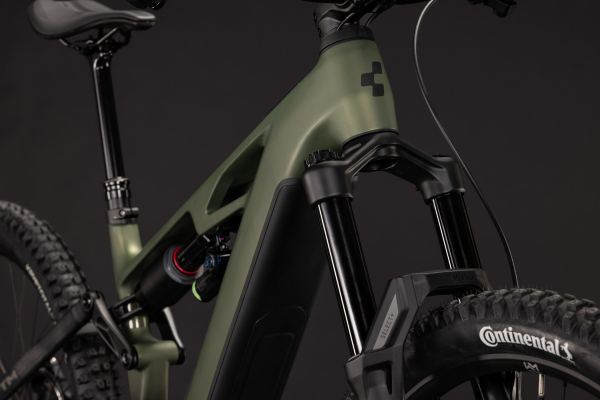 Cube Stereo Hybrid ONE77 HPC TM 800 reedgreen´n´gills 29"/27,5" 2027 Elektromos Fully Mountain Bike Kerékpár - sötétzöld