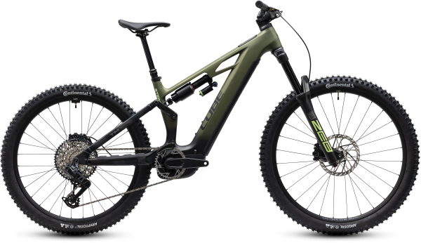 Cube Stereo Hybrid ONE77 HPC TM 800 reedgreen´n´gills 29"/27,5" 2027 Elektromos Fully Mountain Bike Kerékpár - sötétzöld