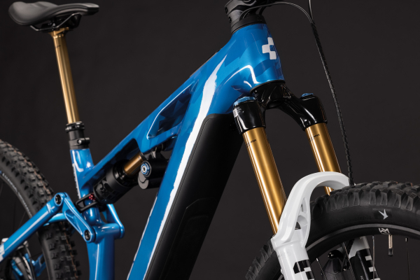 Cube Stereo Hybrid ONE77 HPC AT 800 actionteam 29"/27,5" 2027 Elektromos Fully Mountain Bike Kerékpár - kék