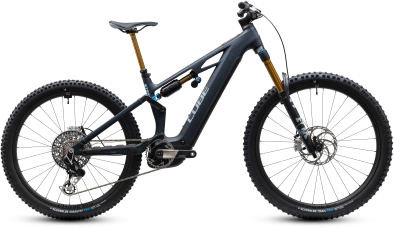 Cube Stereo Hybrid ONE77 HPC SLT 800 bluegalaxy´n´grey 29/27,5 2027 Elektromos Fully Mountain Bike Kerékpár - sötétkék