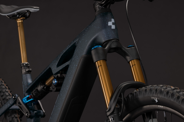 Cube Stereo Hybrid ONE77 HPC SLT 800 bluegalaxy´n´grey 29"/27,5" 2027 Elektromos Fully Mountain Bike Kerékpár - sötétkék