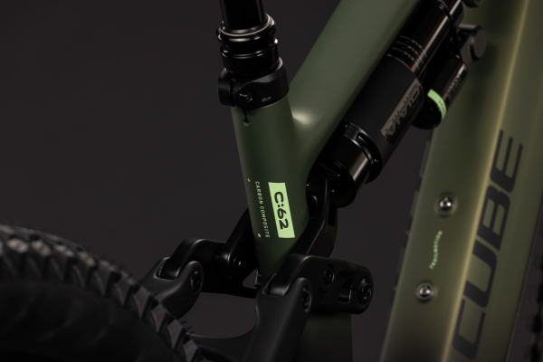 Cube AMS Hybrid 177 C:62 TM 600X reedgreen´n´gills 29"/27,5" 2027 Elektromos Fully Mountain Bike Kerékpár - sötétzöld