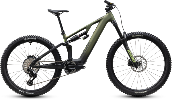 Cube AMS Hybrid 177 C:62 TM 600X reedgreen´n´gills 29"/27,5" 2027 Elektromos Fully Mountain Bike Kerékpár - sötétzöld