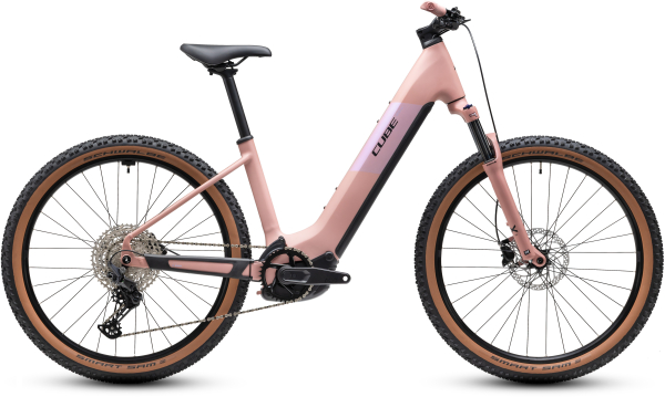 Cube Reaction Hybrid Performance 720 ruby´n´black 27,5" 2027 Elektromos Hardtail Mountain Bike Easy Entry Kerékpár - korall