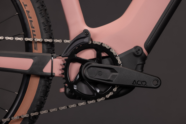 Cube Reaction Hybrid Performance 720 ruby´n´black 27,5" 2027 Elektromos Hardtail Mountain Bike Easy Entry Kerékpár - korall